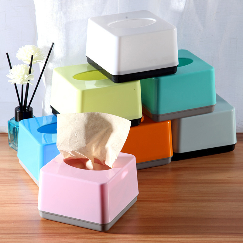 Commercial Printing & Graphics - Commercial Grade Square Plastic Tissue Box