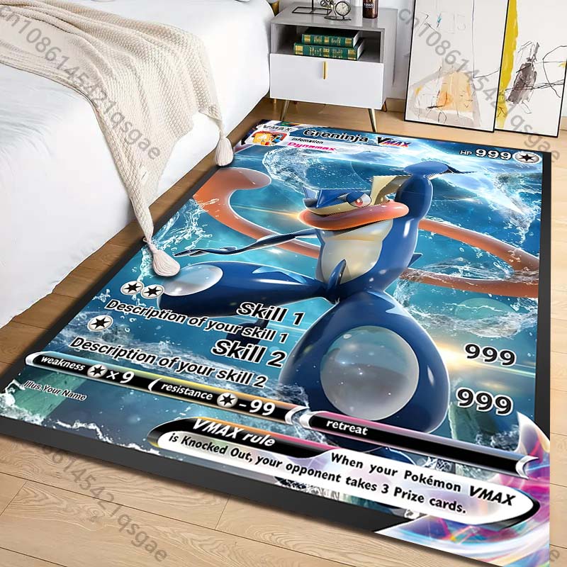Commercial Printing & Graphics - 1PC Pokémon Greninja Cards Print Carpet