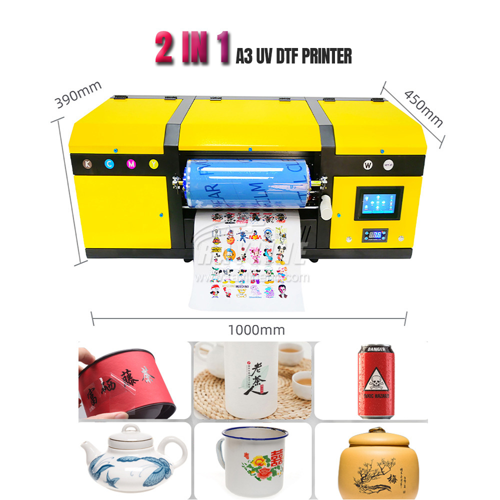Dtf Printer Machine - Two in One UV DTF Printer