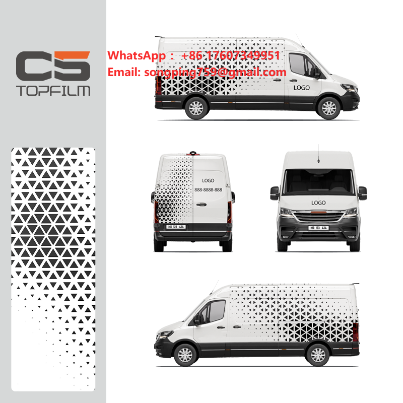 Commercial Printing & Graphics - Custom Printed Vehicle Wrap Vinyl Black