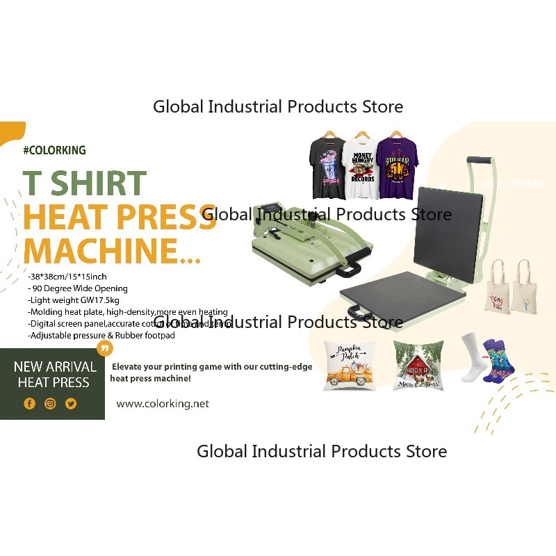 Commercial Grade Printing Press - 20 Years Factory 38x38cm Wide Open