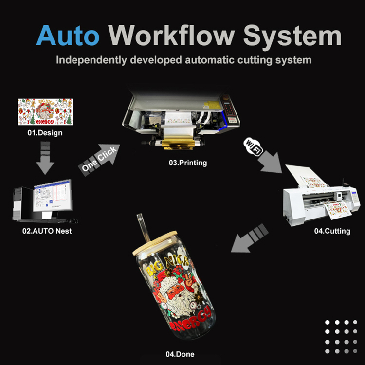 Intelligent Auto Cutting 4 Pri - Dtf Printer Machine 评论和价格