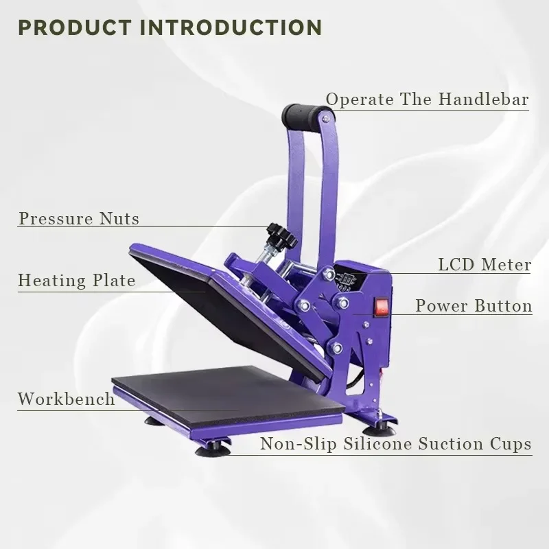 8-in-1 Heat Press Machine Supe - Commercial Grade Printing Press 评论和价格