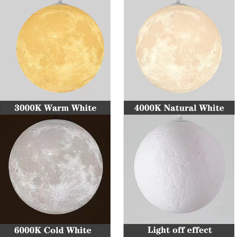 Creative 3D printed moon chand - Commercial Resin Printing 评论和价格