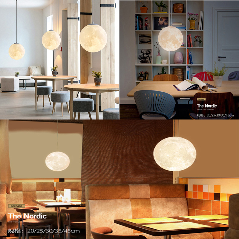 Creative 3D printed moon chand - Commercial Resin Printing 评论和价格