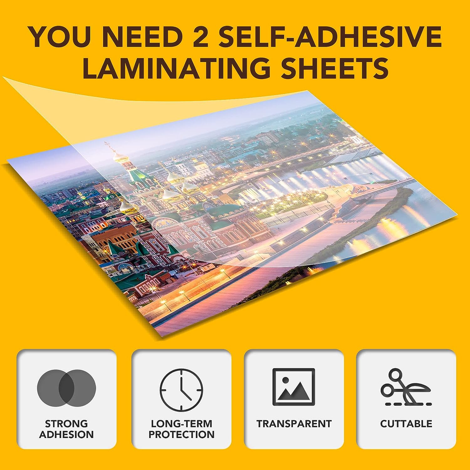 20 Sheets- A4 Size: 8.3x11.7 I - Laminator Cold Roll 评论和价格